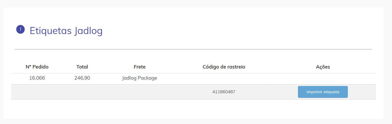 Confirmar impressão