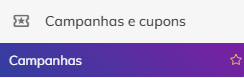 Menu campanhas