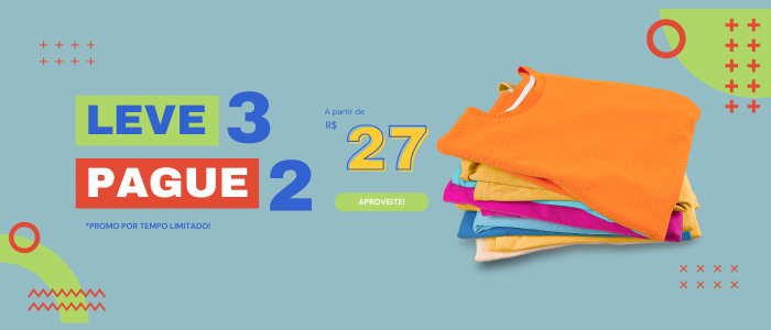 Imagem da promoção de Leve Mais por Menos.