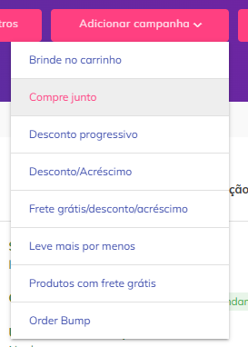 Seleção da campanha Compre junto