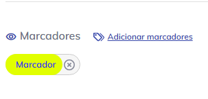 Marcador aplicado ao pedido.