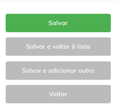 Botões de salvar.